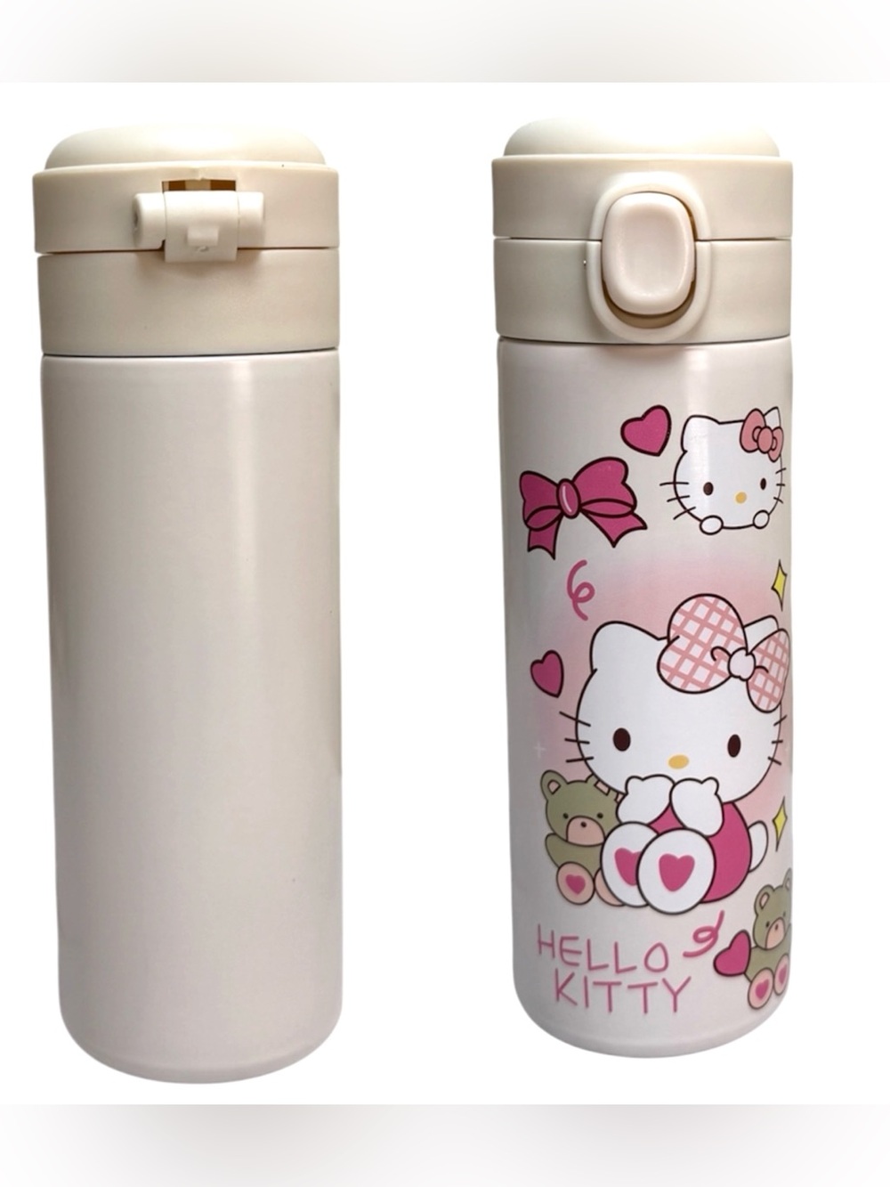 Hello Kitty Water Bottle Food Thermos Pink 14 oz